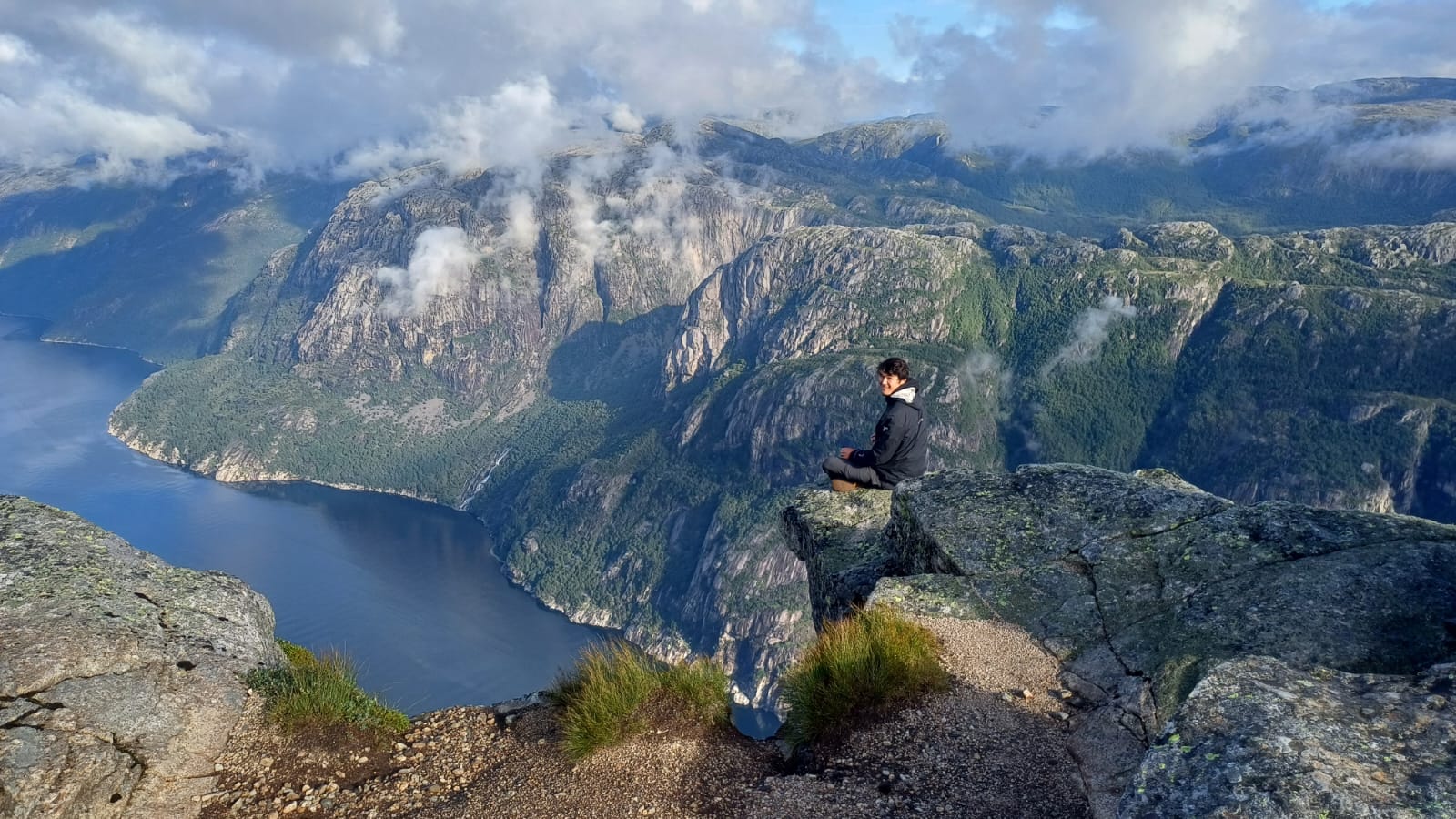 Jeremy Jordano in the mountains
